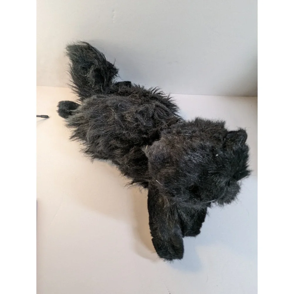 Black Cat Kitty Licorice Plush W/Red Ribbon Bow Ty Classic 1987 14